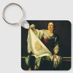 Sint Veronica Kunst Het Mirakel van de Heilige Aan Sleutelhanger