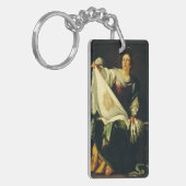 Sint Veronica Kunst Het Mirakel van de Heilige Aan Sleutelhanger (Voorkant Links)