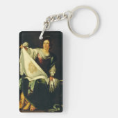 Sint Veronica Kunst Het Mirakel van de Heilige Aan Sleutelhanger (achterkant)