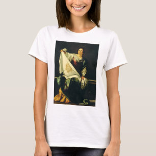 Sint Veronica Kunst Het Mirakel van de Heilige Aan T-shirt