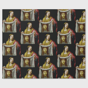 Sint Veronica met de Heilige Sluier Sacred Fine Ar Cadeaupapier