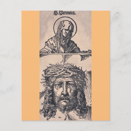 Sint Veronica met de Vernicle door Hans Burgkmair (Voorkant)