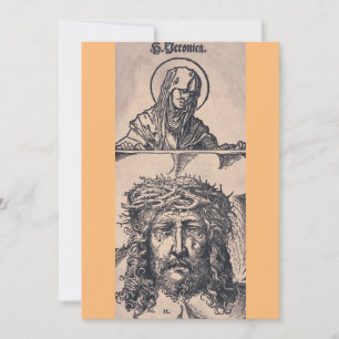 Sint Veronica met de Vernicle door Hans Burgkmair Feestdagenkaart