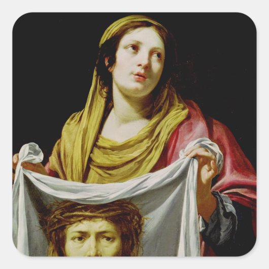 Sint Veronica Vierkante Sticker (Voorkant)