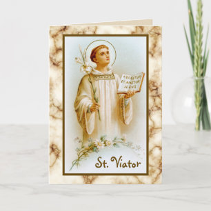 Sint-Viator de Catechist (BF 02) blanco Kaart