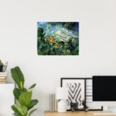 Sint-Victoire en Chateau Noir door Paul Cezanne Poster (Thuiskantoor)