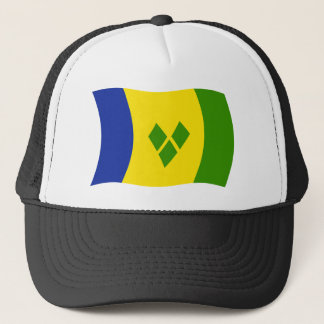 Sint-Vincent en de Grenadines Vlag Hoed Trucker Pet
