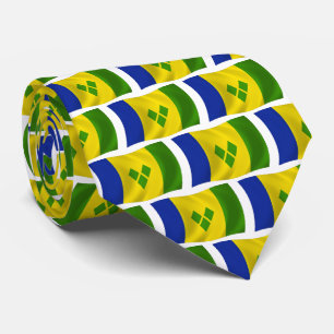 Sint-Vincent Grenadines Vlag Stropdas