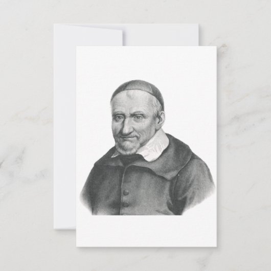 Sint-Vincentius van Paul Zachte Barmhartigheid Kun Bedankkaart (Voorkant)