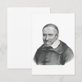 Sint-Vincentius van Paul Zachte Barmhartigheid Kun Bedankkaart (Voorkant / Achterkant)