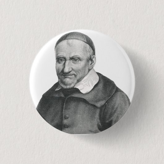 Sint-Vincentius van Paul Zachte Barmhartigheid Kun Ronde Button 3,2 Cm (Voorkant)