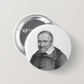 Sint-Vincentius van Paul Zachte Barmhartigheid Kun Ronde Button 5,7 Cm (Voorkant /achterkant)