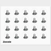 Sint-Vincentius van Paul Zachte Barmhartigheid Kun Ronde Sticker (Vel)