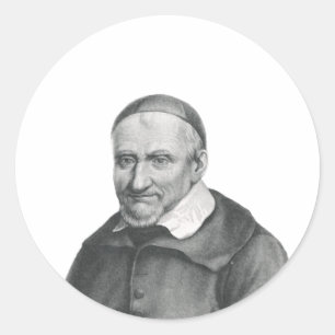 Sint-Vincentius van Paul Zachte Barmhartigheid Kun Ronde Sticker