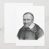 Sint-Vincentius van Paul Zachte Barmhartigheid Kun Save The Date (Voorkant / Achterkant)