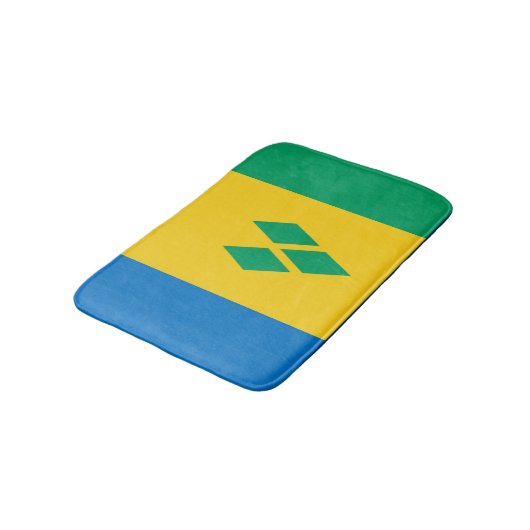 Sint-Vincentive-vlag Badmat (Gekanteld)