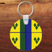 Sint-vincentvlag Sleutelhanger (Voorkant)