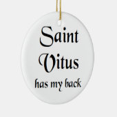 Sint Vitus koffiemok Keramisch Ornament (Rechts)