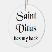 Sint Vitus koffiemok Keramisch Ornament (Links)