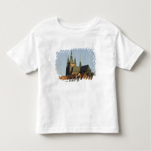 Sint-Vituskathedraal en het kasteel van Praag, een Kinder Shirts