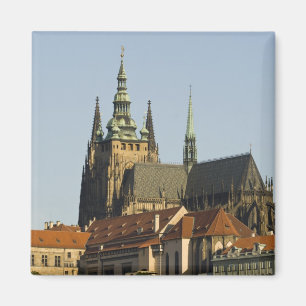 Sint-Vituskathedraal en Praagse burcht, een van Magneet