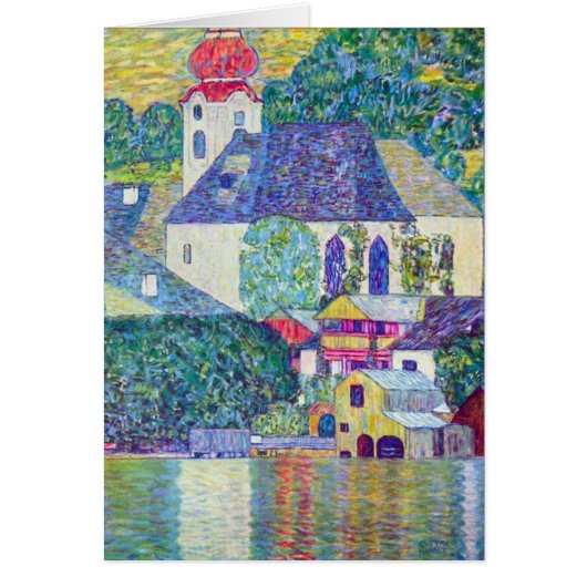 Sint-Wolfgang kerk van Gustav Klimt, Victoriaans k (Voorkant)