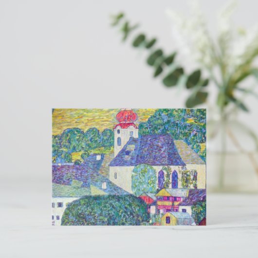 Sint-Wolfgang kerk van Gustav Klimt, Victoriaans k Briefkaart (Staand voorkant)