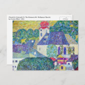 Sint-Wolfgang kerk van Gustav Klimt, Victoriaans k Briefkaart (Voorkant / Achterkant)