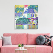 Sint-Wolfgang kerk van Gustav Klimt, Victoriaans k Canvas Afdruk (Insitu (Woonkamer))