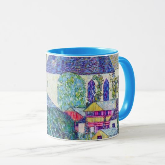 Sint-Wolfgang kerk van Gustav Klimt, Victoriaans k Mok (Voorkant rechts)