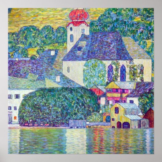 Sint-Wolfgang kerk van Gustav Klimt, Victoriaans k Poster (Voorkant)