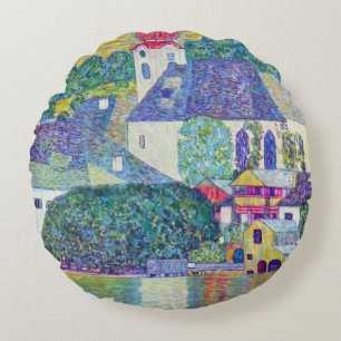 Sint-Wolfgangkerk van Gustav Klimt, Victoriaanse k Rond Kussen