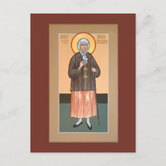 Sint-Xenia van de Sint-Petersburgse gebedskaart Briefkaart