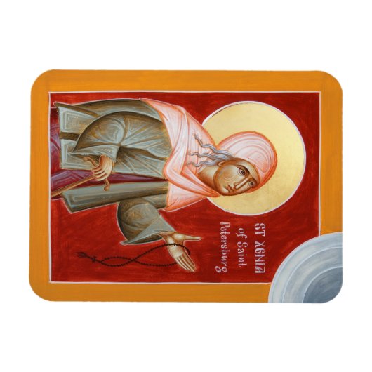 Sint-Xenia van Sint-Petersburg Magneet (Horizontaal)