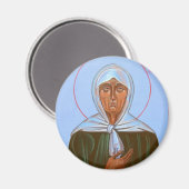 Sint Xenia van Sint-Petersburg orthodoxe icoon mag Magneet (Voorkant / Achterkant)