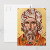 Sint-Zachaeus orthodox Christelijk icoon Briefkaart (Voorkant / Achterkant)