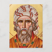 Sint-Zachaeus orthodox Christelijk icoon Briefkaart (Voorkant)