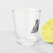 Sint Zenobius van Florence bisschop Shot Glas (Links)