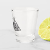 Sint Zenobius van Florence bisschop Shot Glas (Rechts)