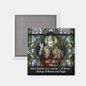 Sint Zephyrinus, Martelaar en Paus - Magneet (Voorkant / Achterkant)
