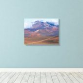 Sintelkegels en bergen bij Haleakala Crater Canvas Afdruk (Insitu (Houten vloer))