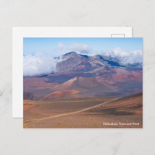 Sintelkegels en bergen bij Haleakala Crater Feestdagenkaart (Voorkant / Achterkant)