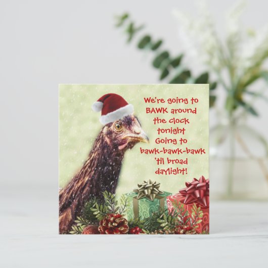 Sinterbawk rond de klok vanavond. kaart (Staand voorkant)