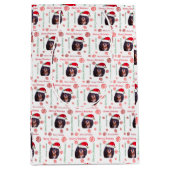 Sintercadeau voor prettige kerstcadeaus voor kerst medium cadeauzakje (Voorkant)