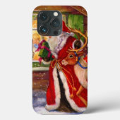 Sinterclaus en rudolph Case-Mate iPhone case (Achterkant)