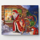 Sinterclaus en rudolph fotoplaat (Voorkant)