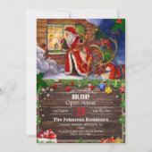 Sinterclaus en rudolph kaart (Voorkant)