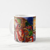 Sinterclaus en rudolph koffiemok (Voorkant links)