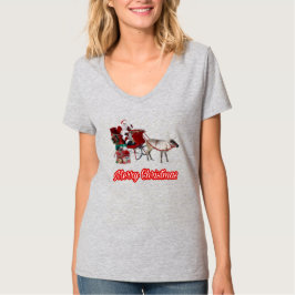 Sinterclausule die vredesliefde verspreidt met Ker T-shirt