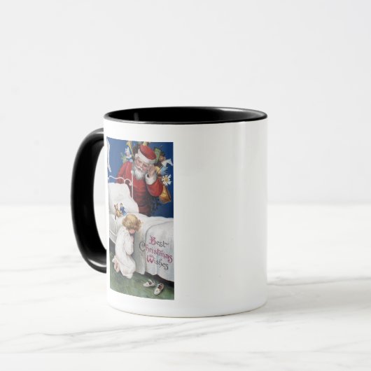 Sintercommentaar Meisje bidden Mok (Voorkant links)